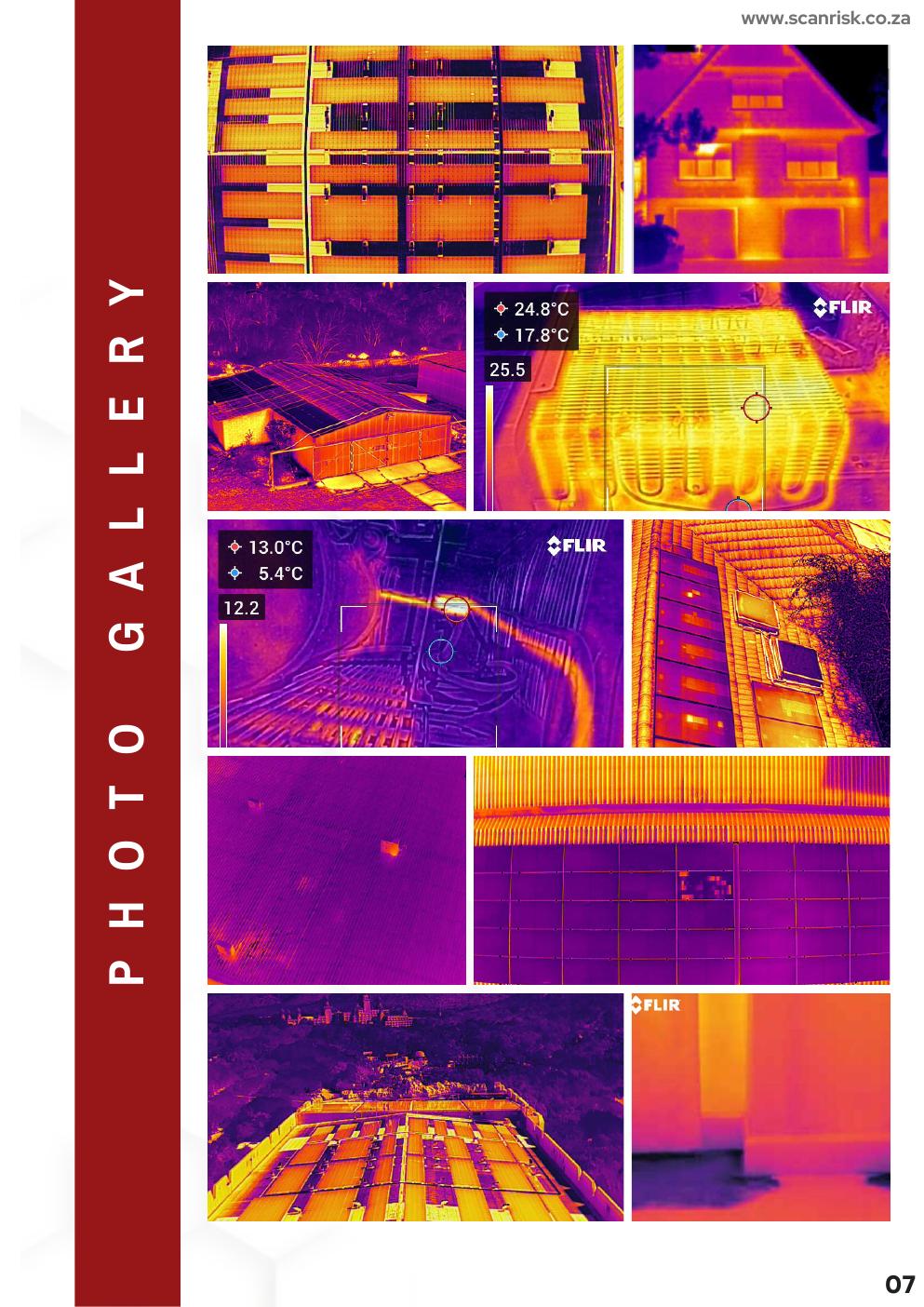 Thermal inspection gallery
